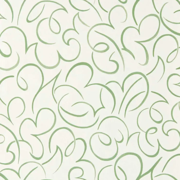 Flo Swirl Wallpaper - Pine swatch