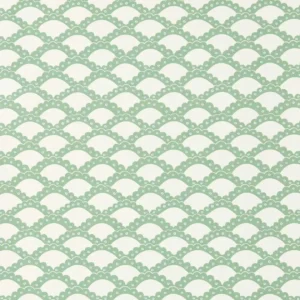 Scallop Frill Wallpaper from Scion Pomona Wallpapers collection - green misc