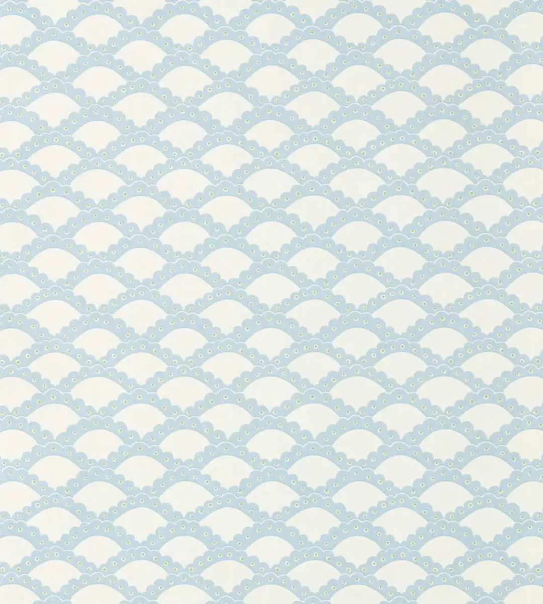 Scallop Frill Wallpaper from Scion Pomona Wallpapers collection - blue misc