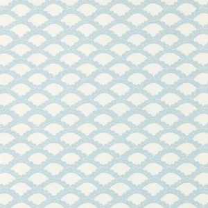 Scallop Frill Wallpaper from Scion Pomona Wallpapers collection - blue misc