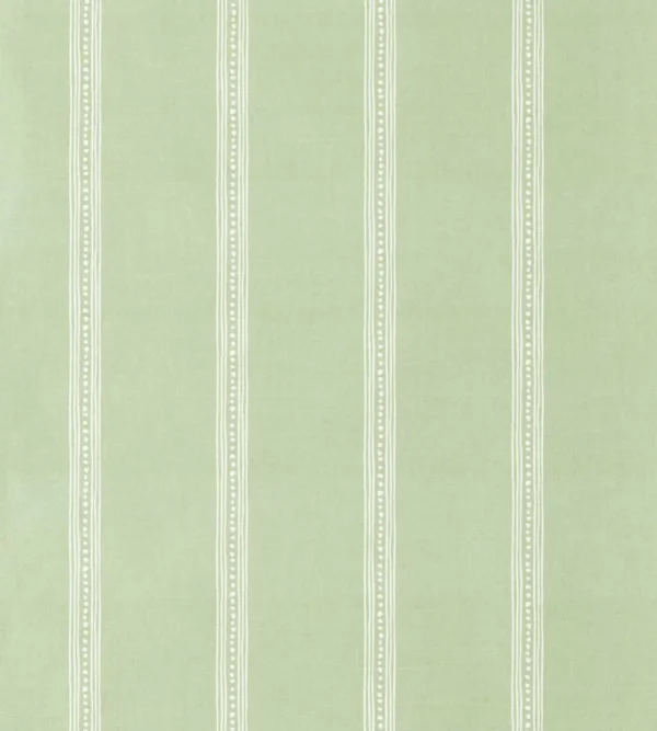 Harvest Stripe Wallpaper - Pea Green by Harvest Stripe Wallpaper from Scion Pomona Wallpapers collection - green striped