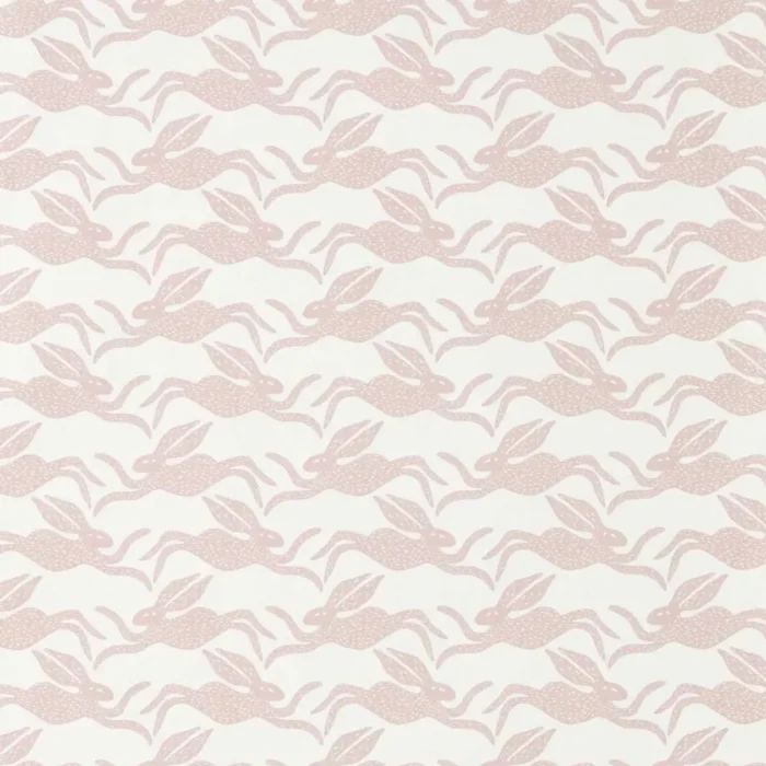Hares Wallpaper - Lilac swatch