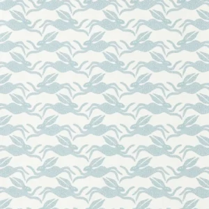 Hares Wallpaper from Scion Pomona Wallpapers collection - blue animal