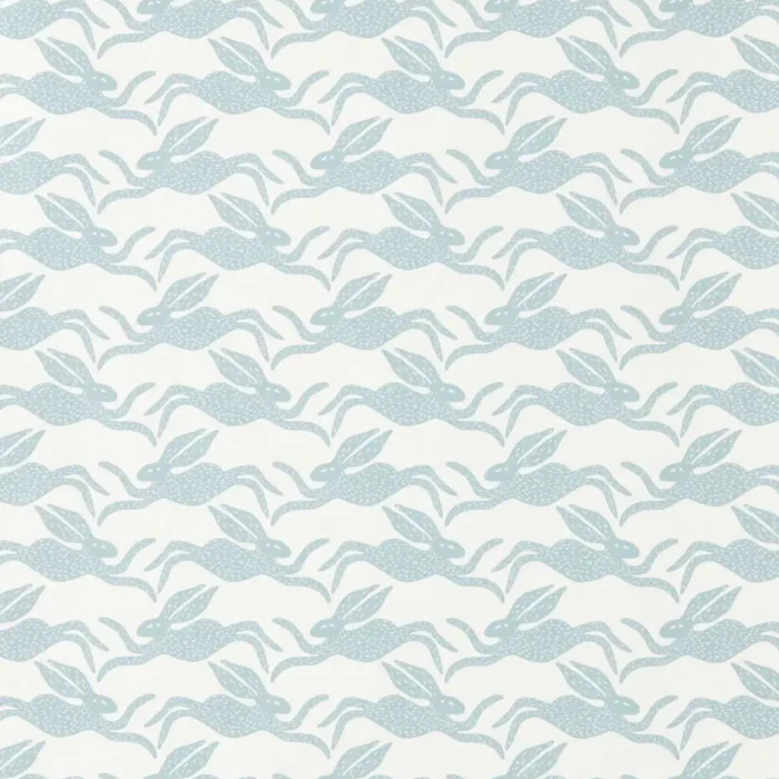 Hares Wallpaper - Coast Blue swatch