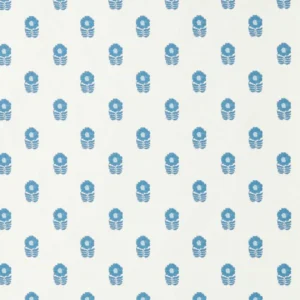Ditsy Daisy Wallpaper from Scion Pomona Wallpapers collection - blue spotted