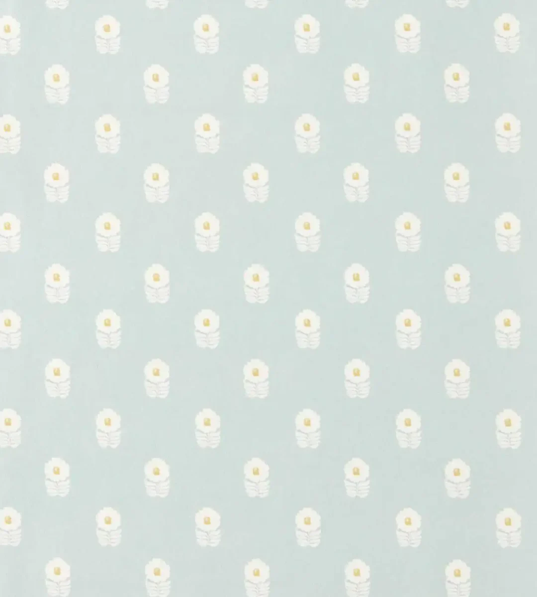 Ditsy Daisy Wallpaper from Scion Pomona Wallpapers collection - blue spotted