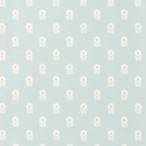Ditsy Daisy Wallpaper from Scion Pomona Wallpapers collection - blue spotted