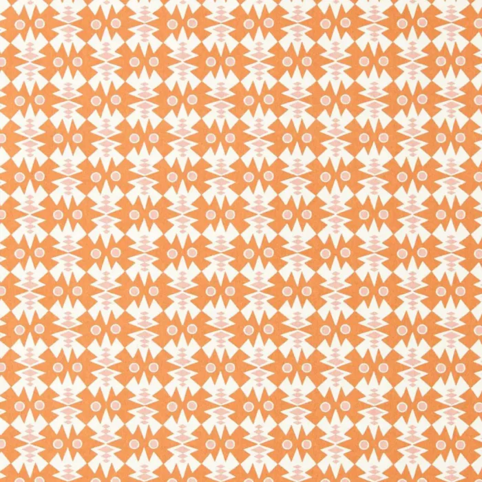 Owl Butterfly Wallpaper - Tangerine Blush swatch