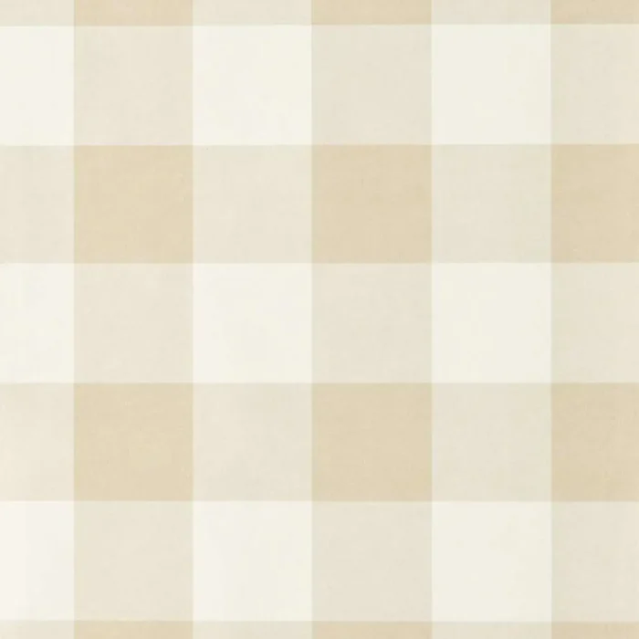 Central Check Wallpaper - Pebble swatch
