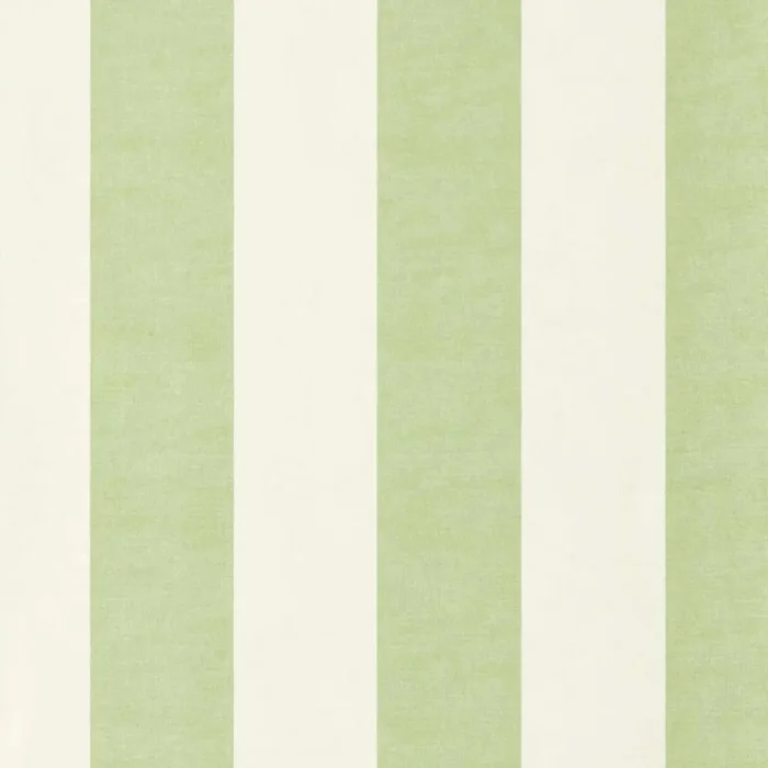 Central Stripe Wallpaper - Pea Green swatch