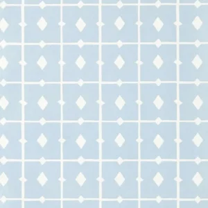 Tiles Wallpaper from Scion Pomona Wallpapers collection - blue checked
