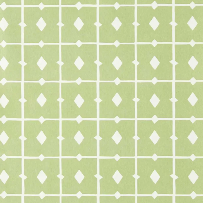 Tiles Wallpaper - Pea Green swatch