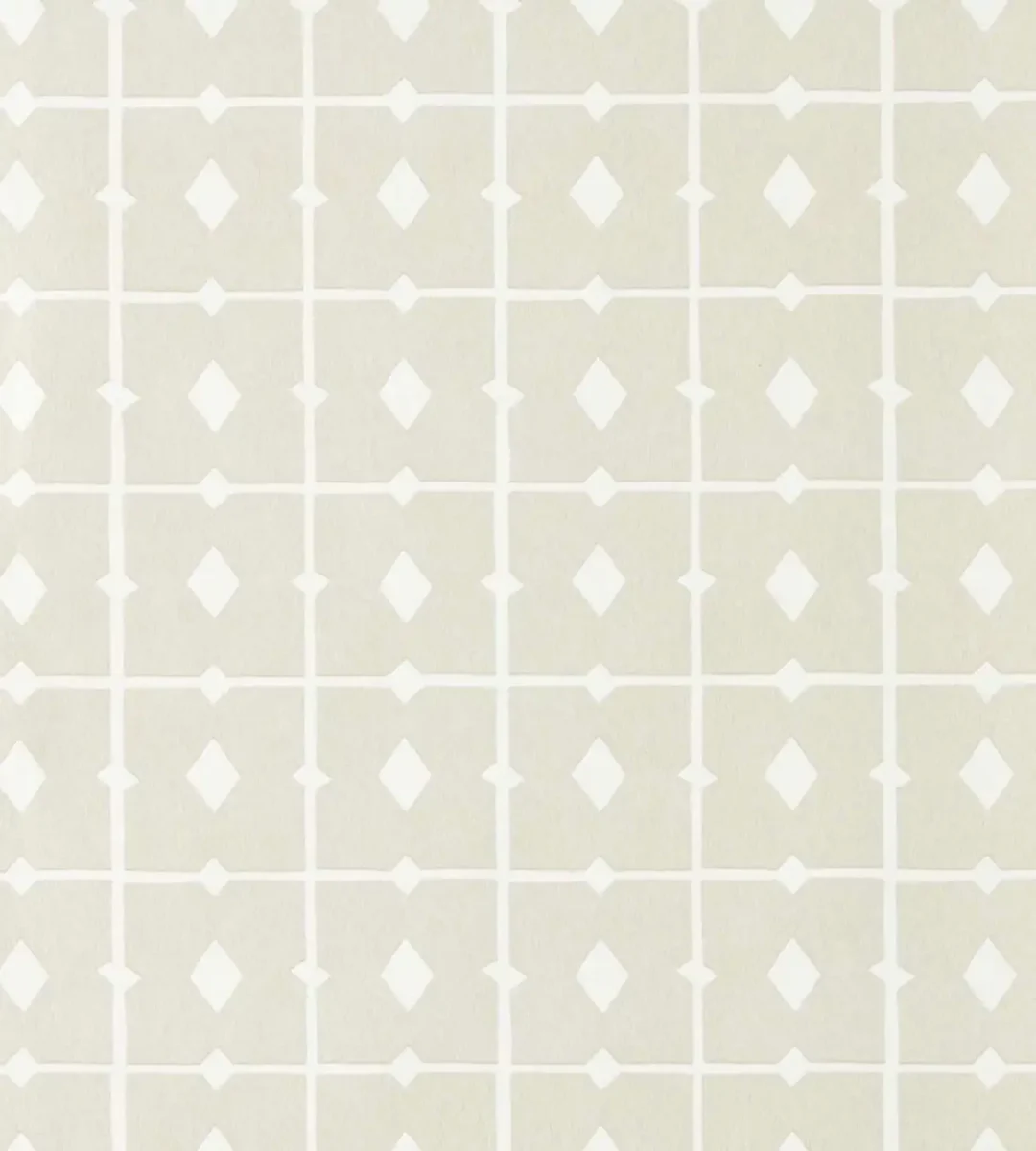 Tiles Wallpaper - Mushroom by Tiles Wallpaper from Scion Pomona Wallpapers collection - neutral checked