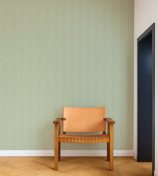 Triangle Trellis Wallpaper - Kelly Green by Triangle Trellis Wallpaper from Scion Pomona Wallpapers collection - green geometric