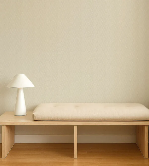 Triangle Trellis Wallpaper from Scion Pomona Wallpapers collection - white geometric