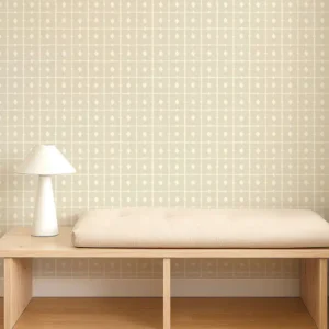 Tiles Wallpaper from Scion Pomona Wallpapers collection - neutral checked