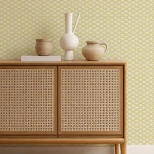 Scallop Frill Wallpaper from Scion Pomona Wallpapers collection - yellow misc