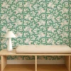 Poppy Pod Wallpaper from Scion Pomona Wallpapers collection - green botanical