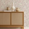 Poppy Pod Wallpaper from Scion Pomona Wallpapers collection - pink botanical