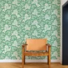 Poppy Pod Wallpaper from Scion Pomona Wallpapers collection - green botanical