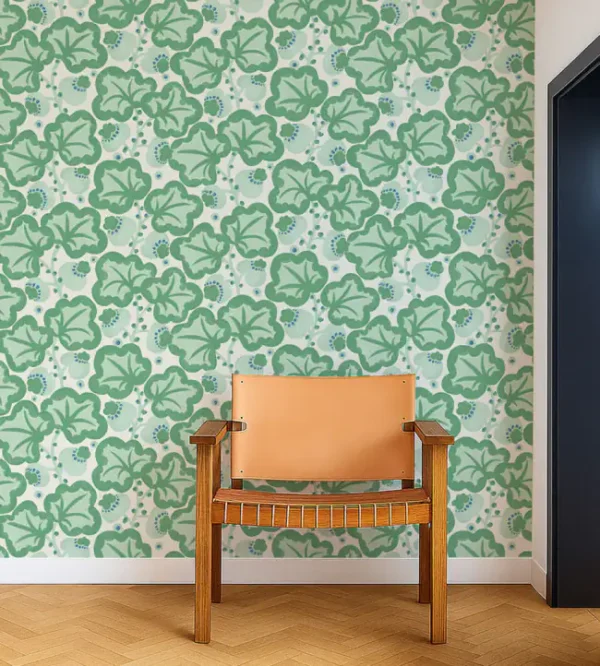 Poppy Pod Wallpaper from Scion Pomona Wallpapers collection - green botanical