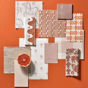 Owl Butterfly Wallpaper from Scion Pomona Wallpapers collection - orange misc