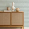 Owl Butterfly Wallpaper from Scion Pomona Wallpapers collection - blue misc