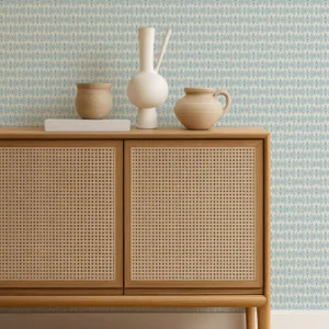 Owl Butterfly Wallpaper from Scion Pomona Wallpapers collection - blue misc