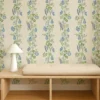 On The Vine Wallpaper from Scion Pomona Wallpapers collection - blue botanical