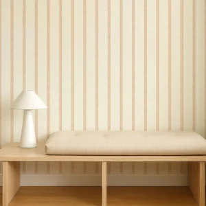 Harvest Stripe Wallpaper from Scion Pomona Wallpapers collection - neutral striped