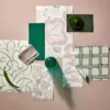 Flo Swirl Wallpaper from Scion Pomona Wallpapers collection - green contemporary