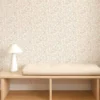 Dove Deer Wallpaper from Scion Pomona Wallpapers collection - pink animal