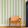 Central Stripe Wallpaper from Scion Pomona Wallpapers collection - black-grey striped