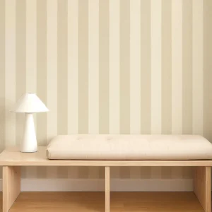 Central Stripe Wallpaper from Scion Pomona Wallpapers collection - neutral striped