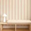Central Stripe Wallpaper from Scion Pomona Wallpapers collection - pink striped