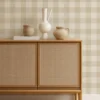 Central Check Wallpaper from Scion Pomona Wallpapers collection - neutral checked