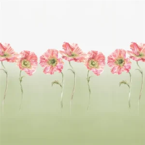 Coquelicot Wallpaper from Designers Guild Palette Provencale Wallpapers collection - green botanical