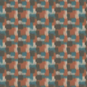 Carrés Ombrés Wallpaper from Designers Guild Palette Provencale Wallpapers collection - brown checked