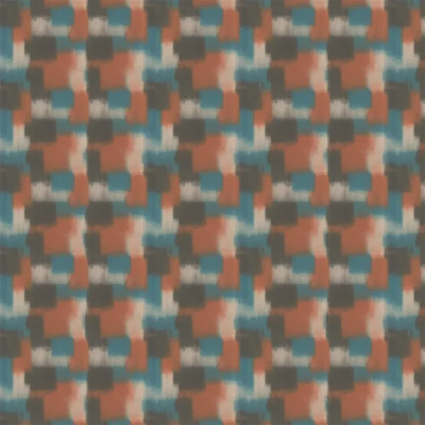 Carrés Ombrés Wallpaper - Terracotta by Carrés Ombrés Wallpaper from Designers Guild Palette Provencale Wallpapers collection - brown checked