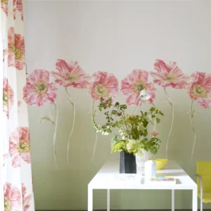 Coquelicot Wallpaper from Designers Guild Palette Provencale Wallpapers collection - green botanical