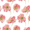 Coquelicot Fabric from Designers Guild Palette Provencale collection - red botanical linen