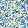 Osier Fabric from Designers Guild Palette Provencale collection - blue botanical linen