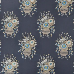 Palette Fabric from Designers Guild Palette Provencale collection - blue botanical embroideried