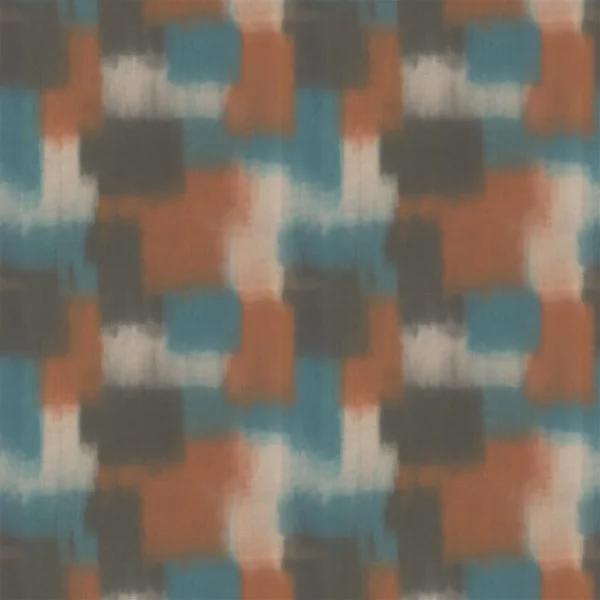Carrés Fabric - Ombrés Terracotta by Carrés Fabric from Designers Guild Palette Provencale collection - brown spotted linen