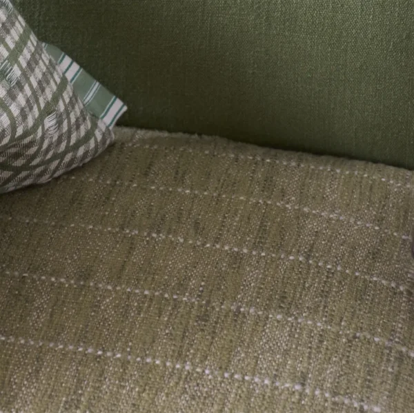 Verdon Fabric - Moss by Verdon Fabric from Designers Guild Palette Provencale collection - green striped woven