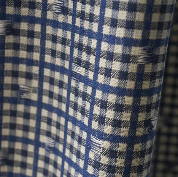 Toile Fabric from Designers Guild Palette Provencale collection - blue checked woven