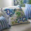 Osier Fabric from Designers Guild Palette Provencale collection - blue botanical linen