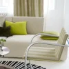 Loire Fabric from Designers Guild Palette Provencale collection - yellow striped linen