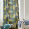 Carrés Fabric from Designers Guild Palette Provencale collection - green spotted linen