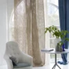 Pavin Fabric from Designers Guild Isere collection - brown striped woven